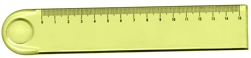 Image showing ruler isolated