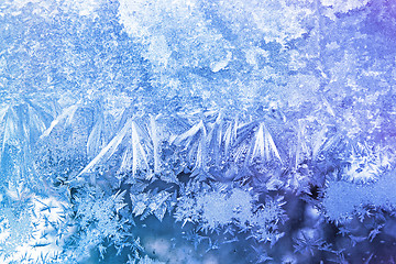 Image showing Hoarfrost textured background