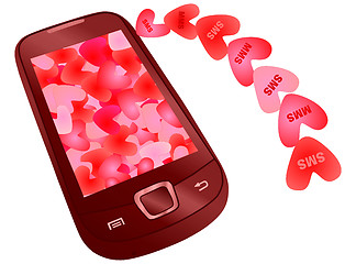 Image showing love messaging