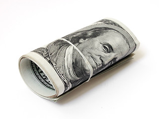 Image showing roll of money