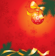 Image showing christmas card illustration