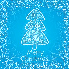 Image showing artistic christmas card