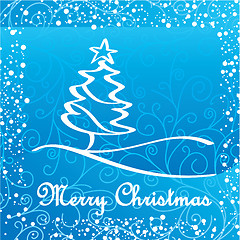 Image showing artistic christmas card