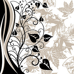 Image showing abstract floral background