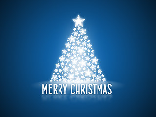 Image showing blue christmas