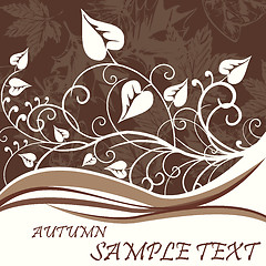 Image showing abstract floral background