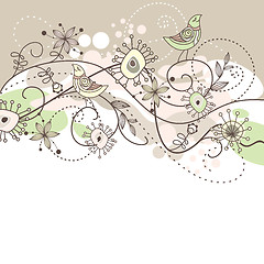 Image showing cute vector background