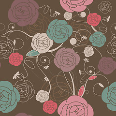 Image showing seamless romantic wallpaper