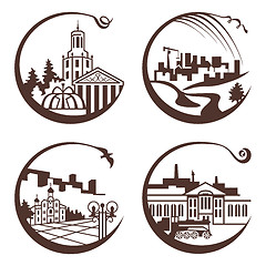 Image showing city graphic illustration