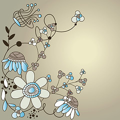 Image showing floral background