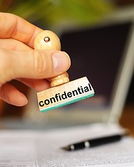 Image showing confidential