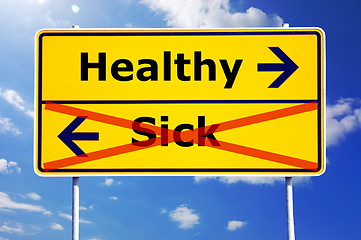 Image showing health and sick