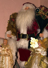 Image showing santa and angels