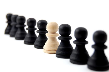 Image showing individual chess people