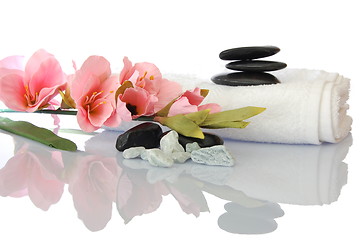 Image showing wellness zen and spa