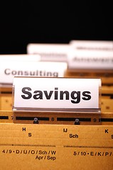 Image showing savings