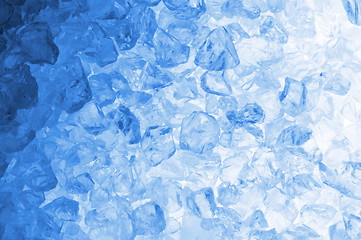 Image showing abstract blie ice background