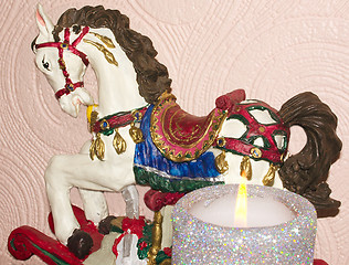 Image showing christmas pony decoration