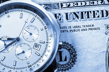 Image showing time and money