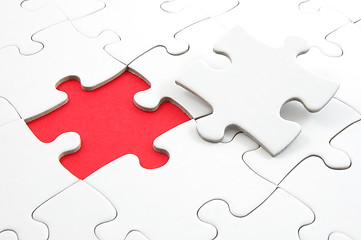 Image showing blank puzzle with missing piece