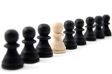 Image showing individual chess people