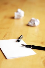 Image showing pen and paper