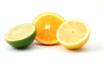 Image showing lemon orange and citron fruit