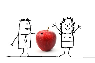 Image showing apple gift