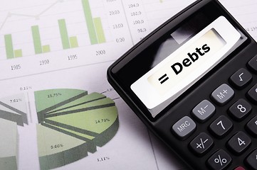 Image showing debt