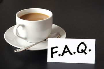 Image showing faq