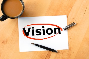 Image showing vision