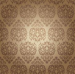 Image showing seamless damask wallpaper