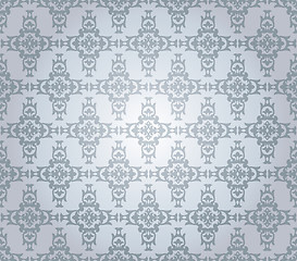 Image showing seamless damask wallpaper