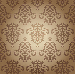 Image showing seamless damask wallpaper