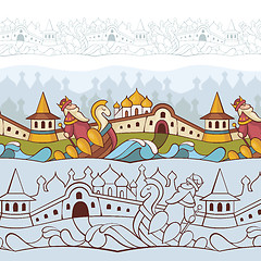 Image showing background with fairytale characters