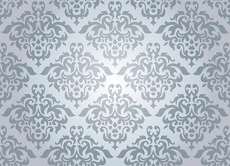 Image showing seamless damask wallpaper