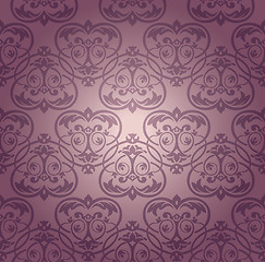 Image showing seamless damask wallpaper