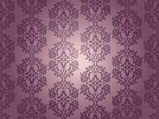 Image showing seamless damask wallpaper