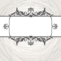 Image showing decorative vintage frame