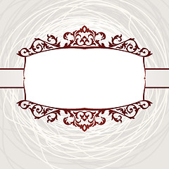 Image showing decorative vintage frame