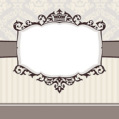 Image showing decorative vintage frame