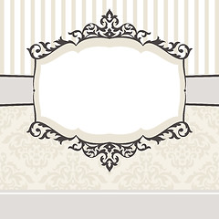 Image showing decorative vintage frame