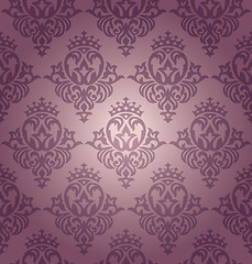 Image showing seamless damask wallpaper