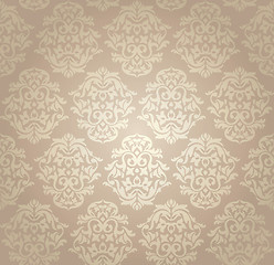 Image showing seamless damask wallpaper