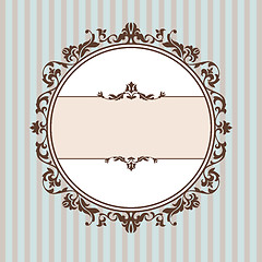 Image showing decorative vintage frame