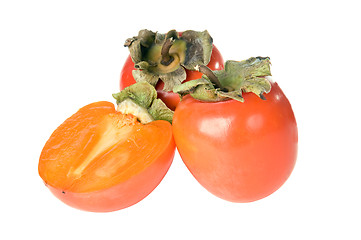 Image showing three persimmon