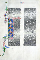 Image showing Illustration in an old bible book