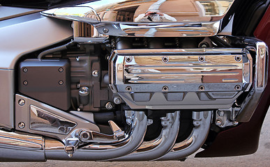 Image showing Motorcycle Engine