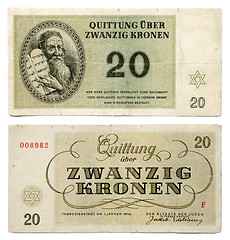 Image showing Terezin Ghetto Money
