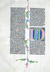 Image showing Illustration in an old bible book